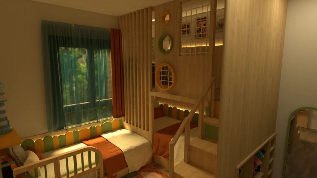 Habitación infantil GoMax Kids que fomenta el descanso y la independencia en el niño