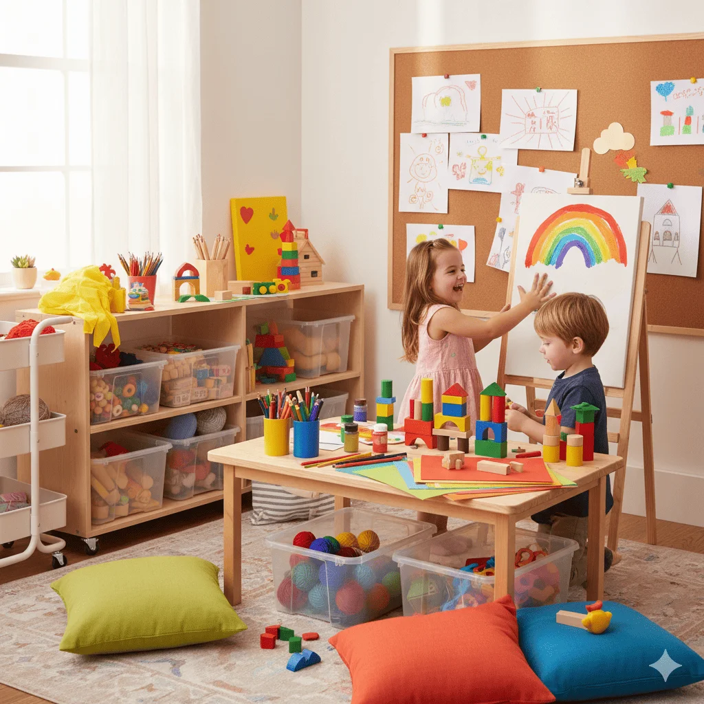 beneficios de un rincón creativo