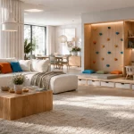 ALT de imagen: alternativa a las pantallas en casa con espacio infantil de movimiento y creatividad